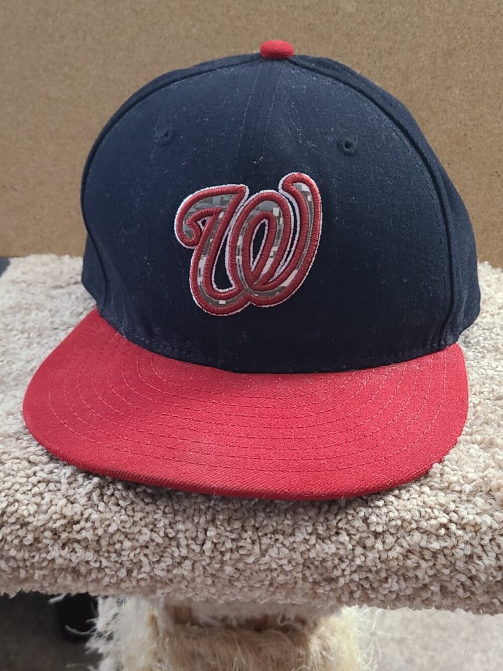 Washington Nationals Camouflage Logo Fitted New Era 5950 7 3/8